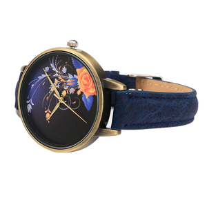 Tùy Chỉnh 3D Mặt Made 36Mm Siêu Mỏng PU Da Cổ Tay Tay Dây Đeo Đồng Hồ Cho Cô Gái Và Phụ Nữ Mặc Quần Áo - Product Image 2