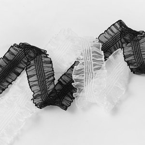 Bán Buôn Chất Lượng Tốt 25Mm Ban Nhạc Đàn Hồi Trong Suốt <span class=keywords><strong>Spandex</strong></span> Dệt Kim Bảo Vệ Ban Nhạc Ren Váy Phụ Kiện Đàn Hồi Giày Trung Quốc - Product Image 2