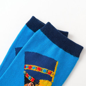 Jinhu puede personalizado Kaos Kaki Pria cesta Pendek bambú Mona Lisa divertido Calze Grosir <span class=keywords><strong>Kaus</strong></span> Kaki deportes hombres calcetines <span class=keywords><strong>Kaus</strong></span> Pria - Product Image 3