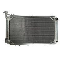 Radiateur de réservoir d'eau tout en aluminium pour Nissan Patrol GQ Y60 2.8L 4.2L TD42 RD28T 6 cylindres Turbo -Diesel Automatique et manuel 1988-1997