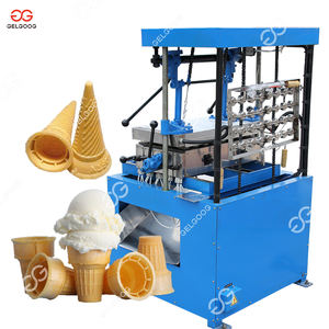 Machine électrique semi-automatique à double cône pour la cuisson de la crème glacée dans les magasins d'alimentation - Product Image 1