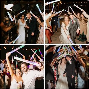 Glowing Foam LED Stick Battery Operated Non-Toxic New Year Decorations Favors for Party Wedding Halloween Valentine's Day - Product Image 4