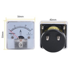 Wanbiao <b>Cd</b>-50 Ac Ammeter 50X50mm 30A Analog Panel Meter Single Phase - Product Image 1
