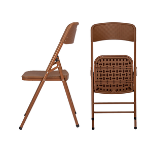Silla <span class=keywords><strong>de</strong></span> ratán <span class=keywords><strong>de</strong></span> imitación para exteriores, mesa <span class=keywords><strong>de</strong></span> comedor y patio nórdico para exteriores, balcón y ocio - Product Image 4