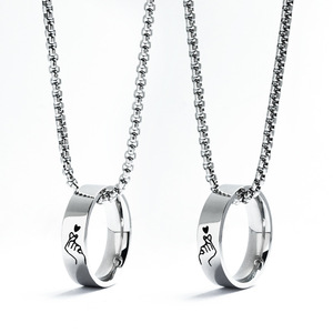 Gioielli Popolari su Douyin Stanno Vendendo Bene. Ciondoli 'Ti Amo Più del Tuo Amante', Versatili per Maglioni, Catene di Perle, Collane - Product Image 5