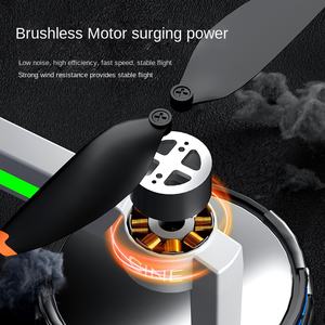 طائرة بدون طيار AE3ProMax للمبتدئين مع شاشة تحكم بلاستيكية وتجنب العوائق بالليزر ونظام تحديد المواقع العالمي ومحرك بدون فرش وحامل ثلاثي المحاور ودقة 4K ومدى 5 كم قابلة للطي - Product Image 3