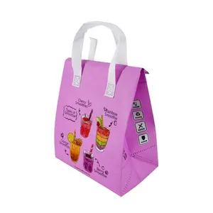 Huahao Promotion Thermal Vlies isolierte Kühler Snack Takeout Tasche