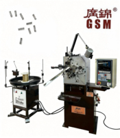 Machine à ressorts à 2 axes 0,05-1 mm pour ressorts à clip et ressorts de compression hélicoïdaux