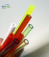 Tube acrylique extrudé pour diffuseur LED