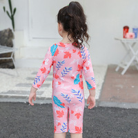 Maillot de bain pour enfants UPF50 personnalisé OEM, manches longues, une pièce, pour tout-petits et bébés, vente en gros directe d'usine pour les marchés de l'UE, des États-Unis et de l'Australie