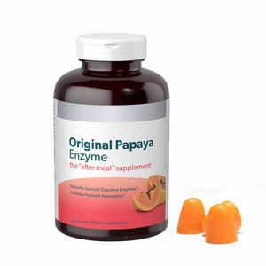 Meilleur prix Supplément santé Enzymes digestives à la papaye naturelle Gommes Soutien à la santé digestive - Product Image 1