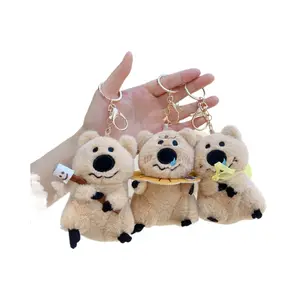 Dom En Schattig Koala Beer Pluche Speelgoed Hanger Creatief Netwerk Rode Beer Sleutelhanger Paar Rugzak Accessoires Cadeau