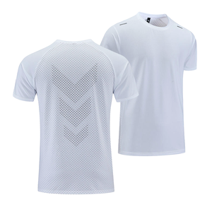 Envío de la gota Ropa deportiva OEM Ropa <span class=keywords><strong>Hombre</strong></span> <span class=keywords><strong>Gym</strong></span> Dry <span class=keywords><strong>Gym</strong></span> T-shirt Wear <span class=keywords><strong>Outfit</strong></span> Workout Athlet Fitness <span class=keywords><strong>Gym</strong></span> Sports T Shirt - Product Image 1