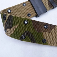 Ceinture en toile personnalisée tactique forte à trou réglable en nylon universel extérieur imprimé camouflage
