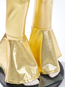 ชุดเต้นลาตินสำหรับเด็กผู้หญิงอายุ 6-16 ปี สำหรับการแข่งขัน ชุดเต้นแจ๊ส ชุดลีโอตาร์ดพร้อมกางเกงเมทัลลิก ชุดเต้นสมัยใหม่สำหรับการแสดงในโรงเรียน - Product Image 5