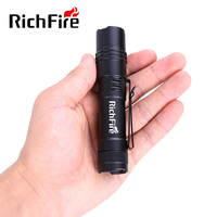 RichFire programmable trois modes lumière forte/flash/faible LED 350 lumen lumière blanche avec clip