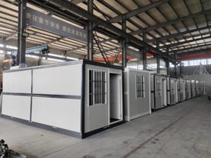 मोबाइल पोर्टेबल फोल्डिंग स्टील संरचना प्रीफैब पूर्वनिर्मित छोटे घर घर कार्यालय कैसा 10x20 शिपिंग भंडारण कंटेनर कार गेराज - Product Image 6