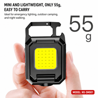 Lampe de camping multifonctionnelle portable en alliage d'aluminium avec LED COB, étanche IP44 et rechargeable