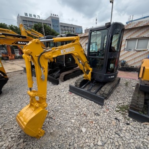 Excavatrice hydraulique sur chenilles d'occasion KOBELCO SK20SR, d'origine Japon/USA, 2 tonnes, moteur, boîte de vitesses, pompe PLC, à prix réduit - Product Image 1