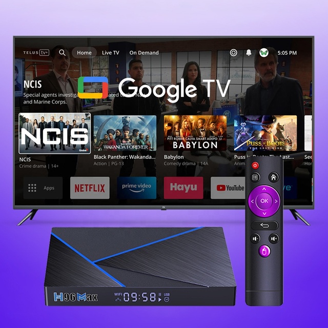 Wholesale H96 MAX Rockchip RK3566 8K Streaming Internet Smarter Ott 8GB RAM 64GB ROM Best Google Android 12 Pro Set Top TV Box