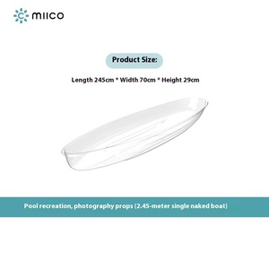 Bateau Kayak en plastique OEM Kayak en cristal à fond transparent Bateau de pêche en <span class=keywords><strong>mer</strong></span> transparent Bateau de 1 à 3 personnes en cristal - Product Image 6
