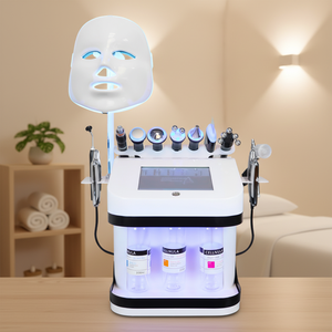 Nettoyage du visage par hydradermabrasion, massage, injection d'oxygène H2O2, nettoyage en profondeur, aqua peel, traitement de l'acné, rajeunissement de la peau EU - Product Image 1