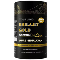 Gummies de Shilajit Pur de l'Himalaya avec Ashwagandha Riche pour Adultes - Améliore l'Endurance, Réduit la Fatigue et Renforce la Santé Générale