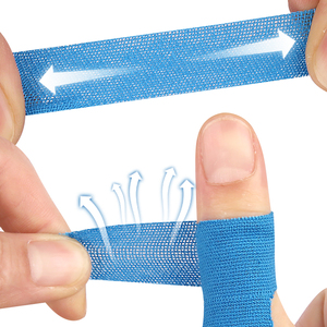 Bande de kinésiologie professionnelle prédécoupée pour le <span class=keywords><strong>pouce</strong></span>, support <span class=keywords><strong>gauche</strong></span>/droit, anti-frottement, élastique, patch musculaire sportif, <span class=keywords><strong>bandage</strong></span> - Product Image 2
