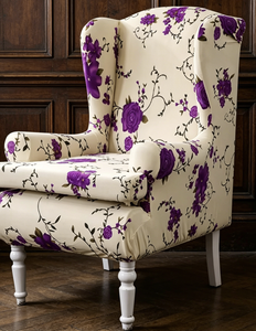 Housse de canapé moderne minimaliste monoplace à dossier ailé, style campagnard américain, élastique, tout compris, lavable en deux parties - Product Image 4