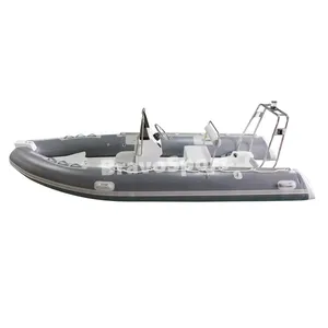 Thiết kế mới CE 17ft 520 sợi thủy tinh thuyền đánh cá Heavy Duty Orca hypalon bateau bán cứng nhắc sang trọng sườn 520 để bán
