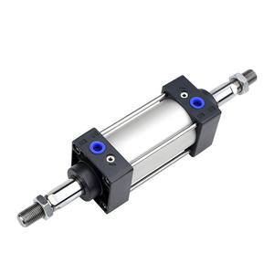 กระบอกสูบแบบสองทางออกมาตรฐาน SCD ขนาด 100x50x100x150x200x300x500x600x700x800x900-S พร้อมโครงสร้างลูกปืนลูกสูบแบบใช้แล้ว - Product Image 2