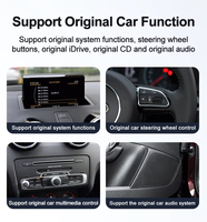 Reproductor de Radio Estéreo para Auto con Pantalla Táctil de 10.25 Pulgadas para Audi Q5 2009-2017, Reproductor Multimedia con Soporte 4G, Versión Alta y Baja