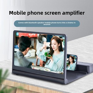 Loupe <span class=keywords><strong>d</strong></span>'<span class=keywords><strong>écran</strong></span> de téléphone Yling F12, support vidéo 3D <span class=keywords><strong>pour</strong></span> haut-parleur, lentille grossissante pliable <span class=keywords><strong>pour</strong></span> <span class=keywords><strong>tablette</strong></span>, haute <span class=keywords><strong>d</strong></span>éfinition, grand format en plastique - Product Image 1