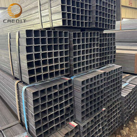 Tubo de Acero Cuadrado Galvanizado ASTM A500 de 4x4 Pulgadas (100x100mm) SHS, Perfil Hueco para Postes de Cercas y Construcción en Exteriores