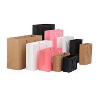 Individuell Bedruckte Luxus-Geschenktüte mit Einzigartigem Design, Weißer Karton, Beschichtetes Papier, Goldfolie, Gedrehte Griffe, für Kerzen