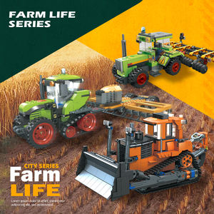 59224-59231เครื่องจักรกลการเกษตรชุดเก็บเกี่ยวปุ๋ยบล็อกบล็อกตัวต่อของเล่นสำหรับเด็ก - Product Image 3