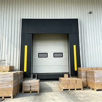 Joint de porte PVC segmenté à levage vertical isolant, pour portes sectionnelles, vente chaude en usine