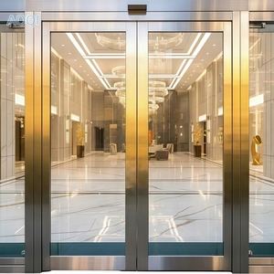 <span class=keywords><strong>Puerta</strong></span> Automática de Inducción de Aleación de Aluminio, <span class=keywords><strong>Puerta</strong></span> Corredera Automática con Motor, Interruptor de Inducción Infrarroja, <span class=keywords><strong>Puerta</strong></span> Doble - Product Image 2