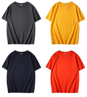 Camisetas de Algodón 100% para Hombre, Tallas Grandes, con Logotipo Personalizado, Camisetas Lisas Estampadas, Camisetas con Impresión de Logotipo Personalizado, Camisetas en Blanco