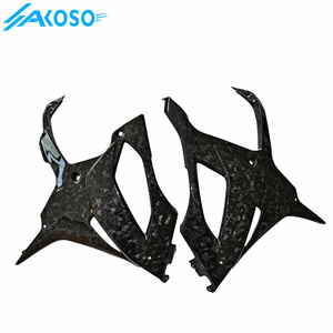 แผ่นปิดใต้ท้องรถมอเตอร์ไซค์ AKOSO ทำจากคาร์บอนไฟเบอร์แท้ สำหรับ BMW <span class=keywords><strong>S1000RR</strong></span> M1000RR ปี 2020-2025 - Product Image 3