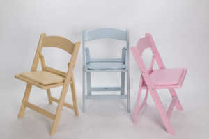 Chaises pliantes en plastique, rose et bleu, pour filles et garçons, chaises pour bébés, enfants et enfants, fête - Product Image 2