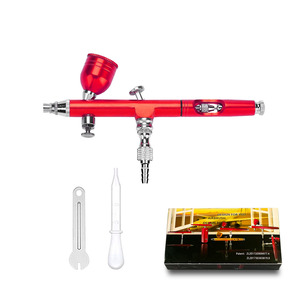 Aérographe AR180 0,3-0,5 mm à double action, alimentation par gravité, portable, pour travaux artistiques, modélisme, peinture automobile - Product Image 2