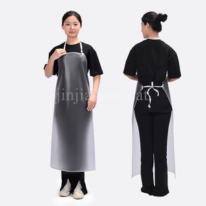 Tablier en PVC transparent personnalisé avec logo, résistant à l'usure et aux acides/base, pour lavage de voitures et usage aquatique - Product Image 4