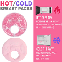 Compresses de gel chaud/froid pour les seins – Soulagement pour l'allaitement, les douleurs liées à l'allaitement, la mastite, l'engorgement et les gonflements