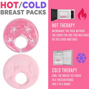 Compresas de Gel Frío/Calor para Senos, Alivio para la Lactancia, Dolor de Lactancia, Mastitis, Hinchazón - Product Image 3