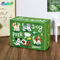 Boîte d'expédition en carton kraft personnalisée avec logo, vente en gros, emballage imprimé uni, boîtes en carton ondulé pour l'emballage