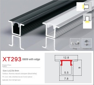 ไฟอลูมิเนียมโปรไฟล์ LED สำหรับตู้ครัวพร้อมรีโมทควบคุมและเซ็นเซอร์ตรวจจับความเคลื่อนไหวสำหรับห้องนอนตู้เสื้อผ้า - Product Image 5