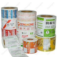 Rouleau d'étiquettes de bouteille imperméables de produits de soins de beauté autocollant d'impression d'étiquette de soin de corps de bain de logo privé personnalisé