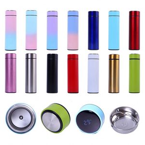 Custom Logo 500Ml Thermo Thermal Cup Vacuum <b>Flasks</b> Stainless Steel Gift Thermos Led Temperature Smart Water <b>Bottle</b> - Product Image 5