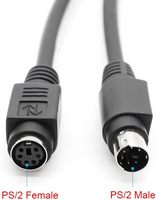 Mini Din 6-Stift Männlich zu Weiblich PS2 PS/2 Verlängerungskabel für Computer PC Tastatur-Maus